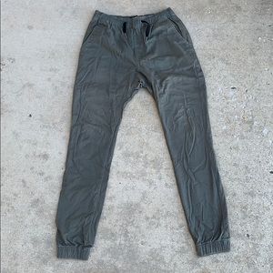 Zanerobe Sureshot Joggers in Olive, size 30.